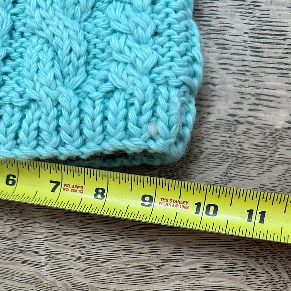 The North Face MINT GREEN Insulated Cozy Beanie Stocking Hat OSFA - Picture 12 of 12